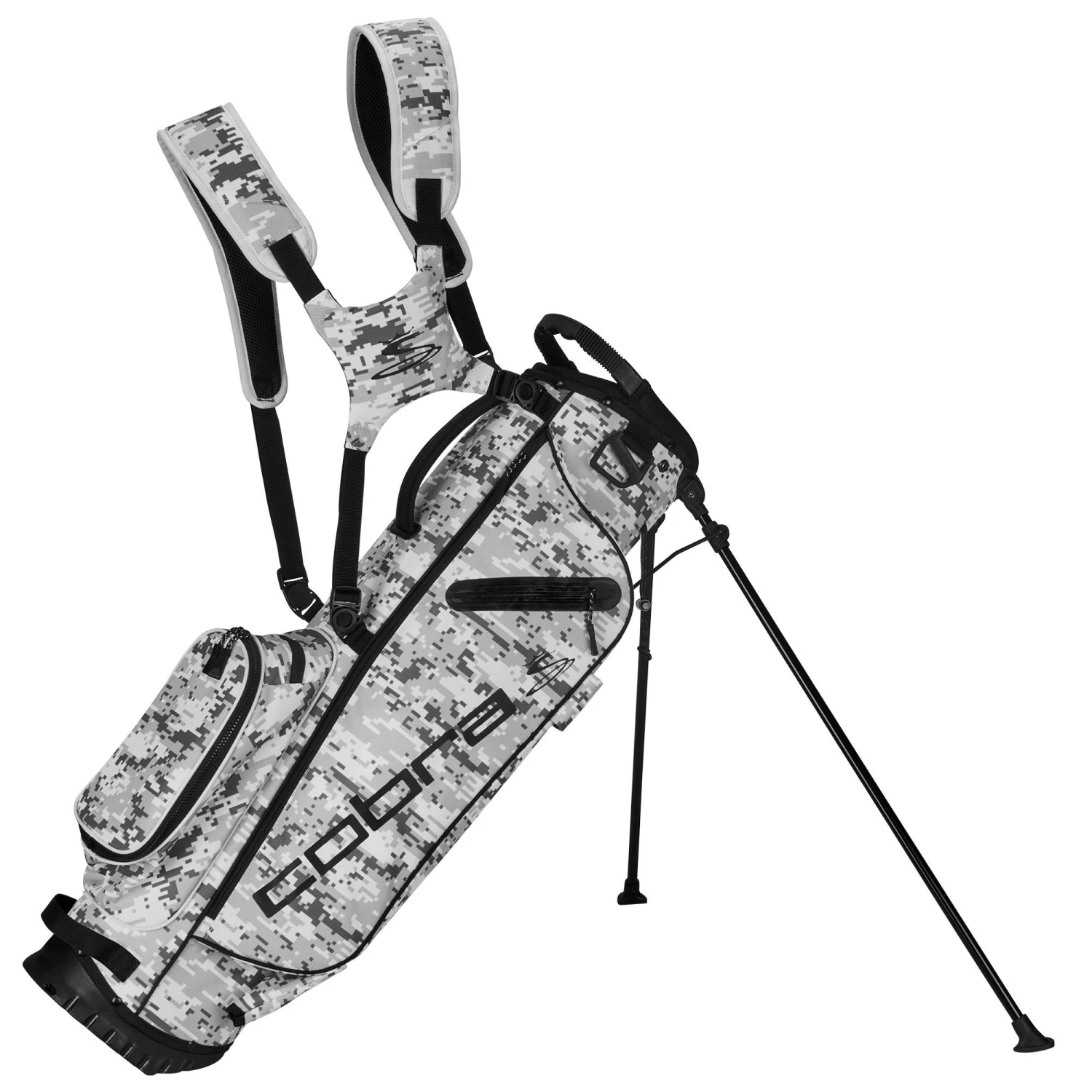 Cobra Ultralight Sunday Golf Stand Bag - White/Black 1 Cobra Ultralight Sunday Golf Stand Bag - White/Black